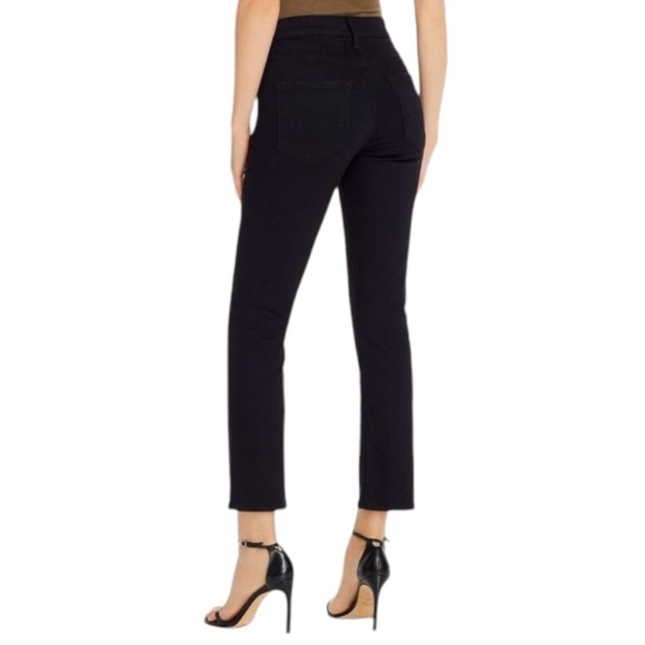 MOTHER The Dazzler Black Mid Rise Crop Stretch Denim Ankle Jeans 32 Not Guilty - Picture 3 of 9